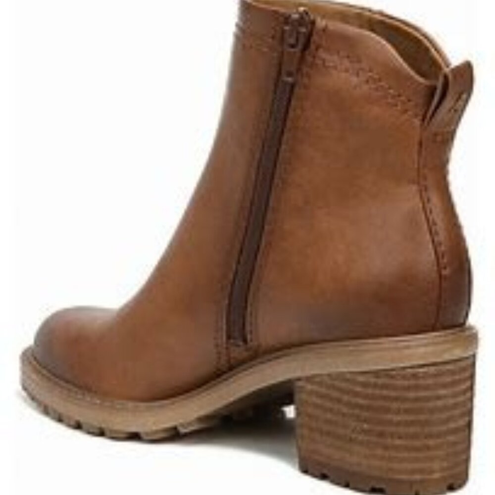 Zodiac Greyson Women’s Block Heel Booties – Lug Sole – Size 8.5 – 2.25” Heel